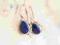 LAPIS LAZULI KOLCZYKI SREBRNE HAND MADE
