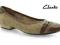 MODNE BALERINKI CLARKS HENDERSON FUN BRĄZOWE 38