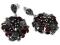 Kolczyki Granat -fk300-