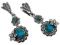 Kolczyki Turkus -fk302-