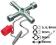 Klucz do szaf sterowniczych KNIPEX 001103