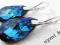 SWAROVSKI Kolczyki MIGDAŁ Bermude Blue NOWOŚĆ