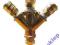 Rozdzielacz czwórnik 1/2" + szybkozłącze