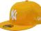 Nowa Czapka NEW ERA NY Gold/White 7 1/2 (59,6cm)