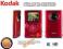 KAMERA CYFROWA mini WODOODPORNA KODAK CZRWONA HIT