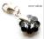 SWAROVSKI FLOWER CHARMS SREBRNY KWIAT ~~ 6 kolorów