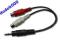 Kabel stereo minijack -> 2 x RCA cinch B-stok