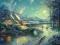 Puzzle 500 el. THOMAS KINKADE Święta w blasku księ