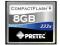 8GB CompactFlash CF PRETEC x233 GW.DOZY 35MBs W-WA