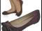 -50% ZAMSZOWE BALERINY Z KOKARDKĄ  20-25 khaki 36