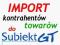 * Subiekt GT import danych towarów / kontrahentów