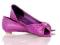 BUTY BALERINKI  PRZESZYWANE A13 PURPLE EKO 39