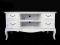 BIAŁA DREWNIANA SZAFKA RTV (072307)