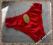 CZERWONE z SATYNY *** z KORONKĄ ** Lingerie *** L