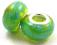 Lampwork Zielony Melanż