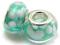 Lampwork Turkusowe Kropki