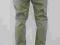 LRG CHINO Spodnie dżins bawełna zielone oliwka 28