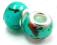 Koralik Modułowy Lampwork - Turkusowa Głębia