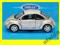 VOLKSWAGEN NEW BEETLE SREBRNY 1:24 WELLY KOLEKCJA