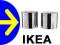 NAJTANIEJ IKEA SAVERN SLOIK Z POKRYWKA 2 SZT SLOJ