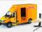 Samochód Mercedes Benz dostawczy DHL BRUDER