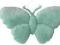 APLIKACJE -MOTYLKI srednie WELUR wz57B -aż 6 szt.