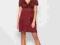 ASOS bordowa elegancka sukienka / tunika XXL 44