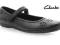 NOWOŚĆ BALERINKI DO SZKOŁY CLARKS DAISY BLACK 34
