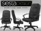 KRZESŁO BIUROWE FOTEL BIUROWY WYGODNY KÓŁKA SKÓRA
