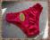 MALINOWE z SATYNY *** z KORONKĄ ** Lingerie *** S