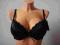 Śliczny stanik  czarny Push-up rozm. 75B