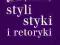 PODSTAWY STYLISTYKI I RETORYKI - A.Wolański -PWN