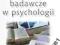 METODY BADAWCZE W PSYCHOLOGII - GWP- WYS. 0 ZŁ