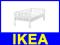 IKEA GULLIVER RAMA LOZKA Z DNEM Z LISTEW + MATERAC