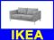 TANIO IKEA KARLSTAD ISUNDA SOFA SZARA TAPCZAN ŁOŻE