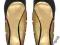 ASOS LULA Colour Black Gold Baleriny Roz. 39 UK 6