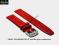 pasek do zegarka 18 mm DILOY P261.18.6 CZERWONY