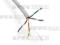 Kabel kat5e UTP drut 4x2x0,5 Cu MaxCable FV P-ń