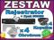 ZESTAW MONITORINGU REJESTRATOR+500GB 4xOBROTOWA FV