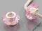 Koralik modulowy charm PINK ROZOWY a39