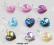 CHARMS SERCE SWAROVSKI zawieszka 30 kolorów heart