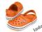 CROCBAND CROCS rozmiar 36 / 37 ( m4 / w6 ) ORANGE