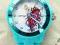 Ed Hardy Devil Mermaid Niebieski Zegarek