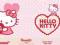 Bidon Hello Kitty Valentine Śliczny różowy 0,4l