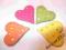 SERCE DREWNIANE 4szt KOLOROWE SERDUSZKA WALENTYNKI SERCE DREWNIANE 4szt KOLOROWE SERDUSZKA WALENTYNKI