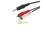 Kabel Jack - 2xRCA cinch 5m czarny