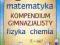 Kompendium gimnazjalisty Matematyka Fizyka Chemia
