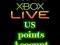 XBOX live KONTO 4000 punktów msp USA - pewne -