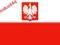 BANDERA FLAGA POLSKA 47 x 29 cm nowa