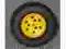 41896c01 Yellow Wheel 43.2mm D. x 26mm Technic